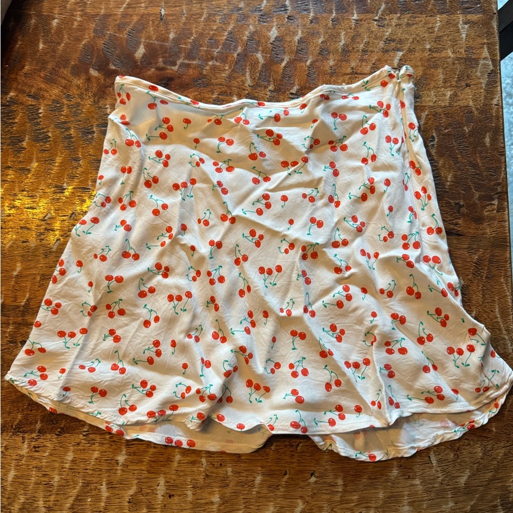 Cherry Print Skirt